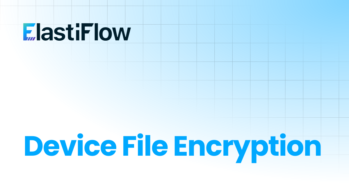 Device File Encryption | ElastiFlow Documentation