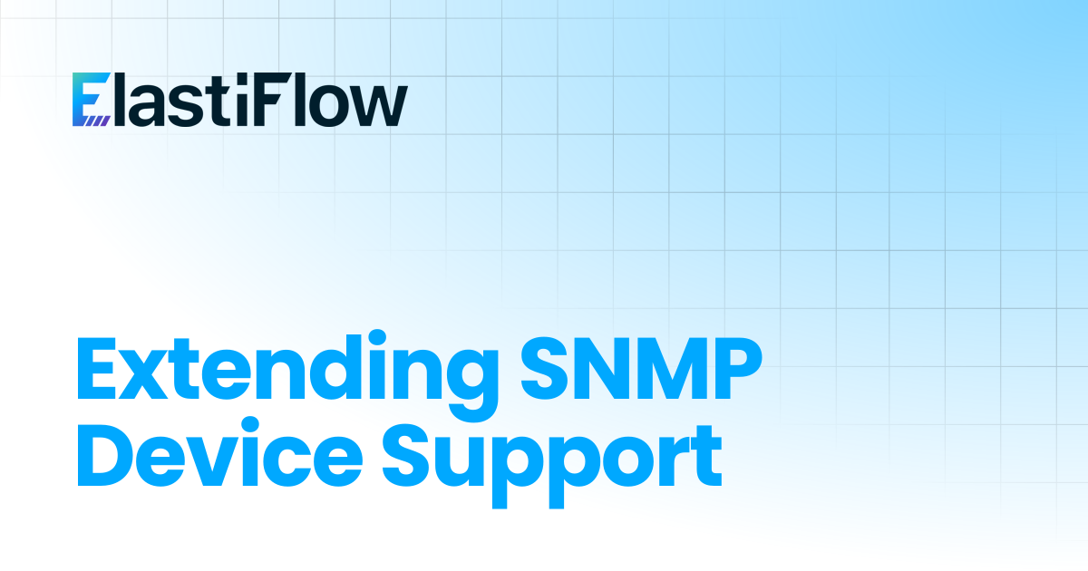Extending SNMP Device Support | ElastiFlow Documentation