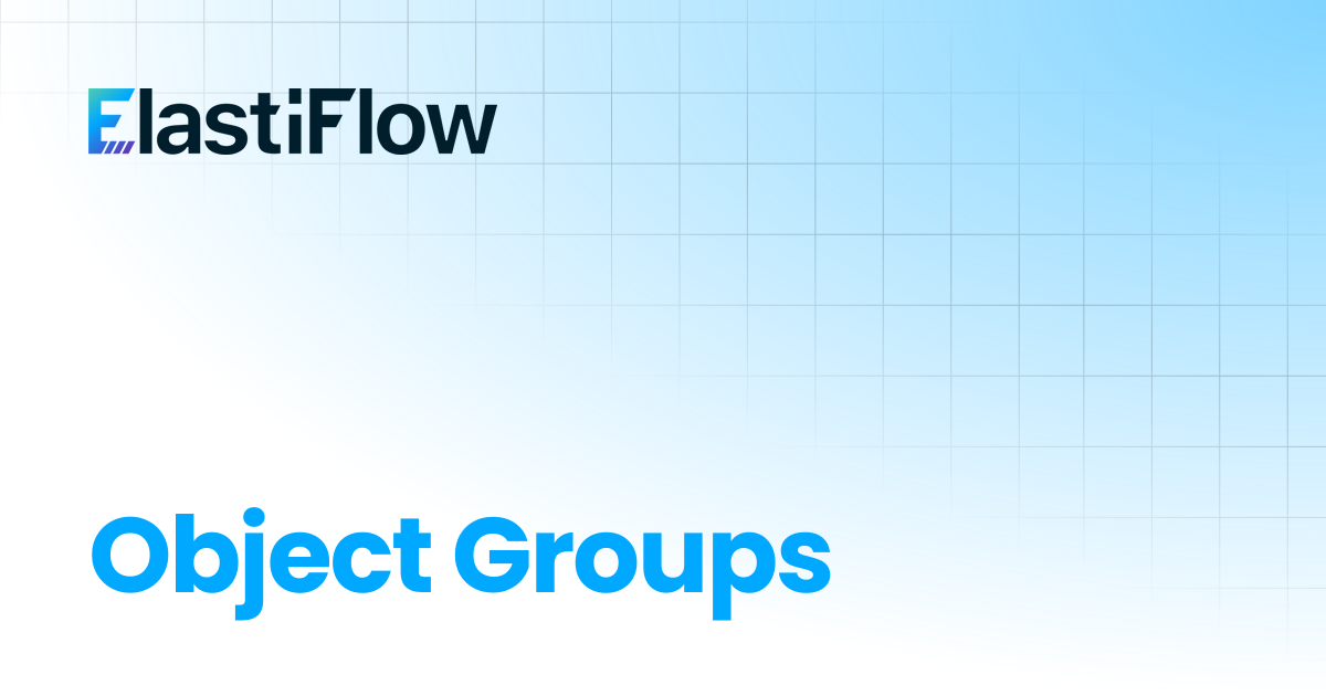 Object Groups | ElastiFlow Documentation