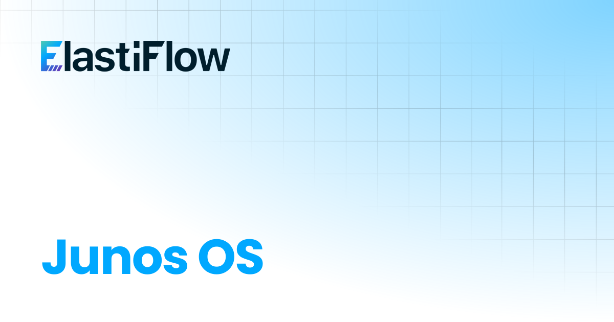 Junos OS | ElastiFlow Documentation