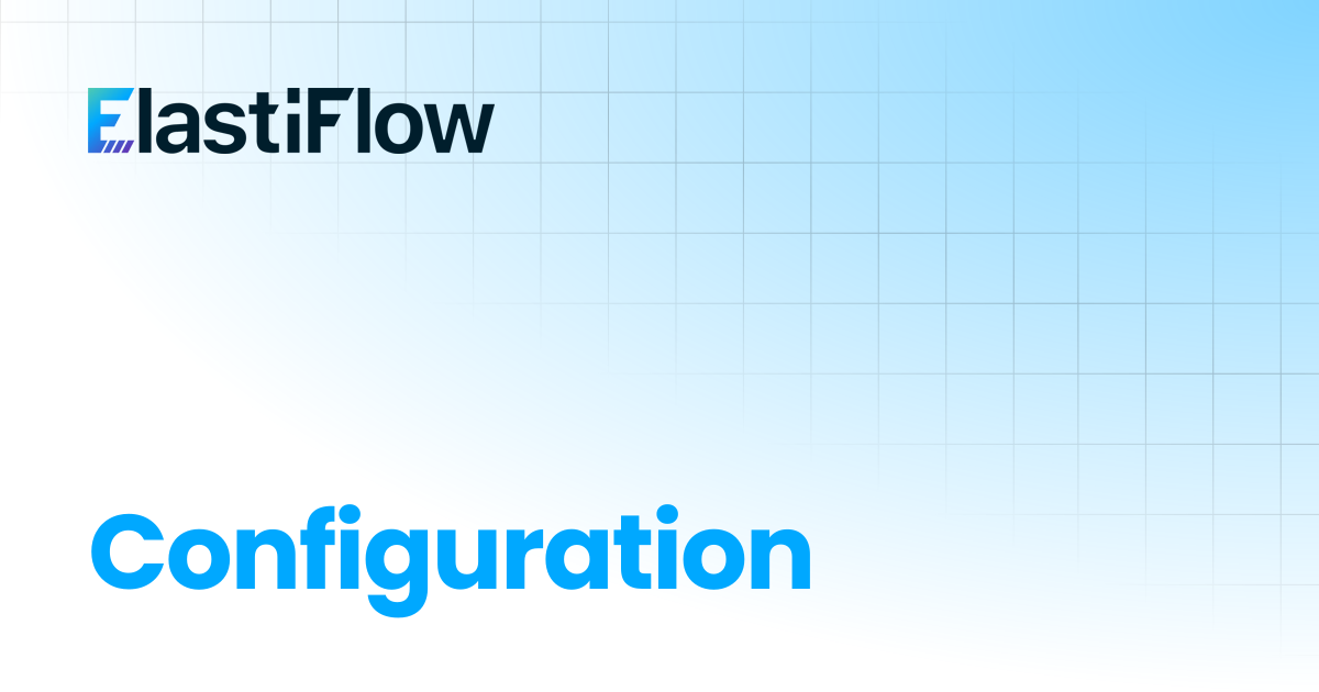Configuration | ElastiFlow Documentation