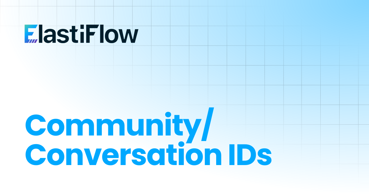 Community/Conversation IDs | ElastiFlow Documentation