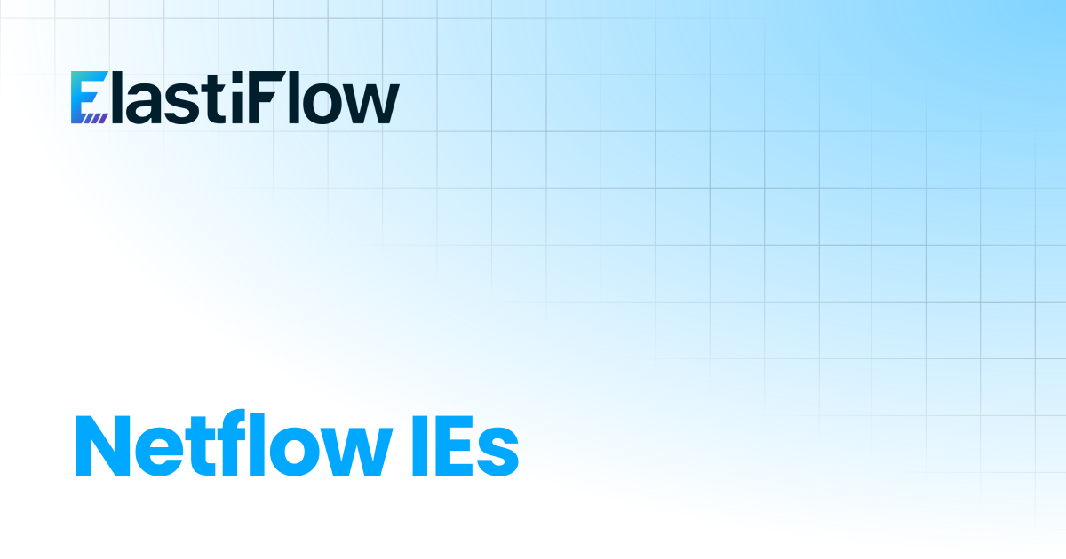 Netflow IEs | ElastiFlow Documentation