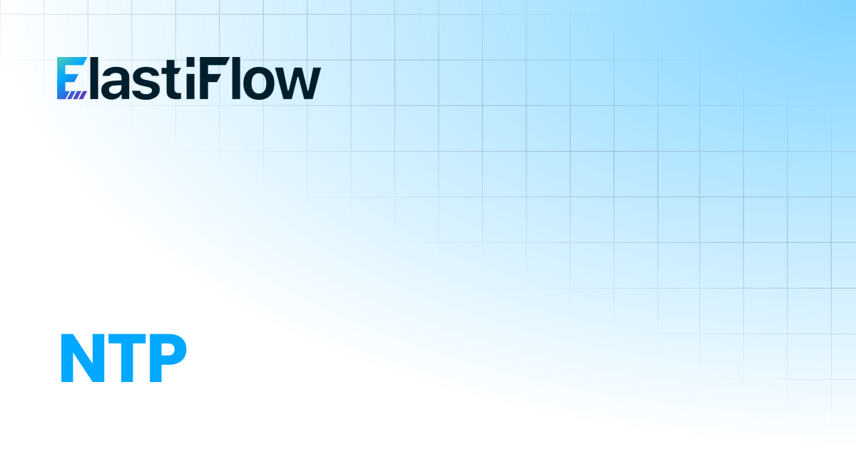 NTP | ElastiFlow Documentation